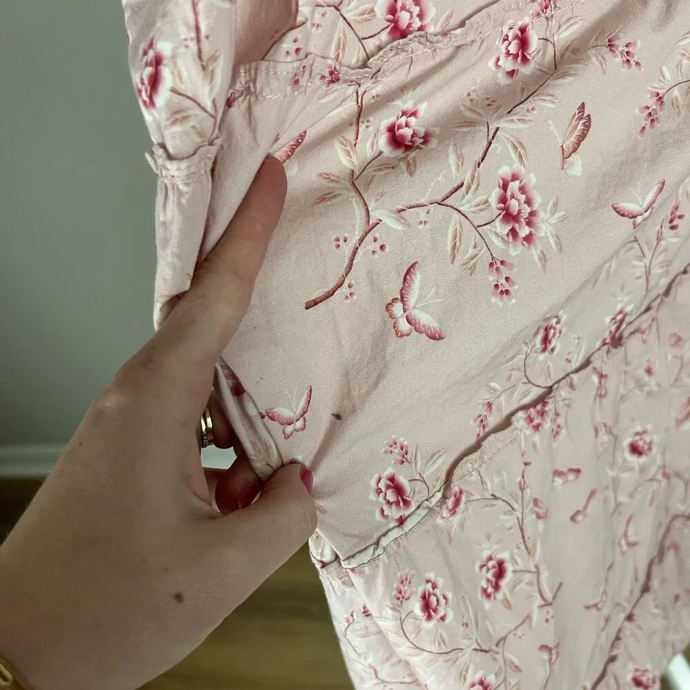 Hill House Pink Floral Midi Dress - Picture 5 of 7
